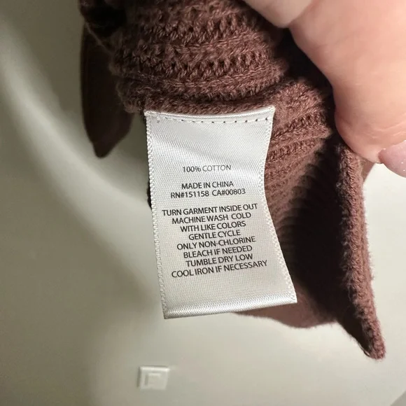 525 America Chocolate Brown Crew Neck Sweater - Picture 7 of 7